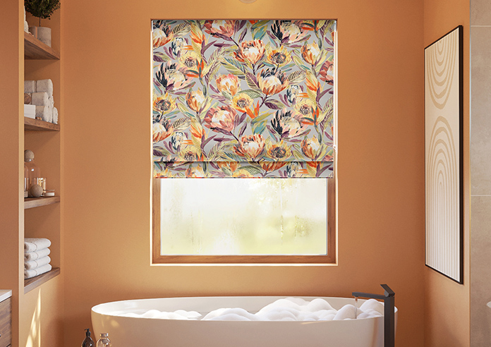 Ophelia, Russet - Roman Blind - Image 3